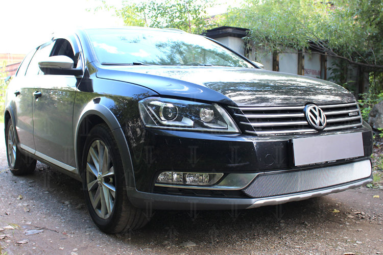Сетка защитная в бампер Standart хром Strelka Volkswagen Passat B7 2010-2015 no.6568