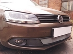 Сетка защитная в бампер Standart хром Strelka Volkswagen Jetta VI 2011-2019