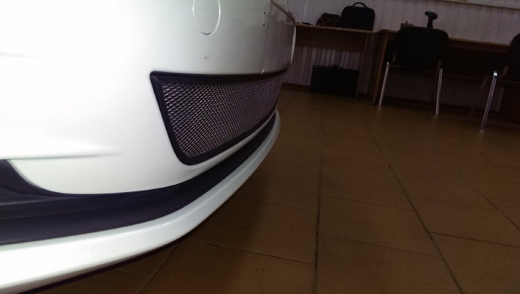 Сетка защитная в бампер Standart хром Strelka Volkswagen Golf VII 2013-2019 no.6584