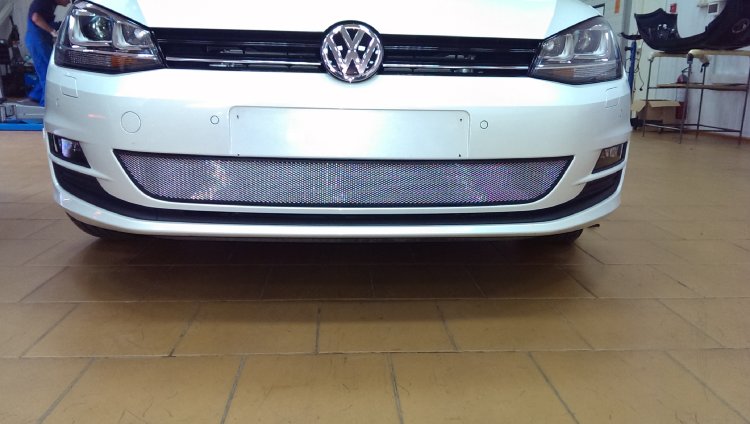 Сетка защитная в бампер Standart хром Strelka Volkswagen Golf VII 2013-2019 no.6584