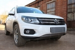 Сетка защитная в бампер Standart хром Strelka Volkswagen Tiguan I 2008-2016