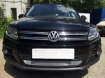 Сетка защитная в бампер Standart хром Strelka Volkswagen Tiguan I 2008-2016