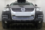 Сетка защитная в бампер Standart хром Strelka Volkswagen Touareg I 2002-2009