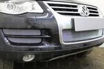Сетка защитная в бампер Standart хром Strelka Volkswagen Touareg I 2002-2009