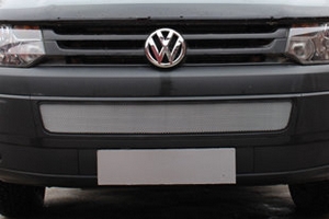 Сетка защитная в бампер Standart хром Strelka Volkswagen Transporter T5 2003-2015 ― Auto-Clover