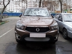 Сетка защитная в бампер Standart хром Strelka SsangYong Actyon Sports 2006-2015