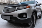 Сетка защитная в бампер Standart хром Strelka KIA Sorento 2009-2012