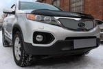 Сетка защитная в бампер Standart хром Strelka KIA Sorento 2009-2012