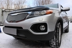 Сетка защитная в бампер Standart хром Strelka KIA Sorento 2009-2012