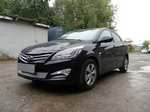 Сетка защитная в бампер Standart хром Strelka Hyundai Solaris 2011-2017