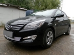 Сетка защитная в бампер Standart хром Strelka Hyundai Solaris 2011-2017