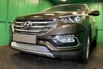 Сетка защитная в бампер Standart хром Strelka Hyundai Santa Fe 2012-2018