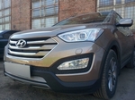 Сетка защитная в бампер Standart хром Strelka Hyundai Santa Fe 2012-2018