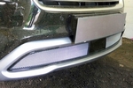 Сетка защитная в бампер Standart хром Strelka Hyundai Grand Santa Fe 2013-2019