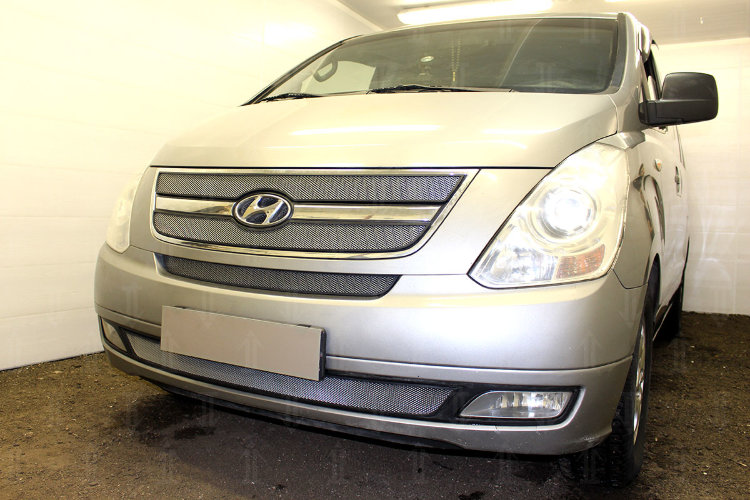 Сетка защитная в бампер Standart хром Strelka Hyundai Grand Starex (H-1) 2007-2019 no.6889