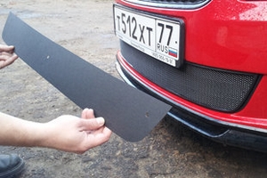 Сетка защитная в бампер зимний пакет Strelka Mazda 3 I 2003-2008 ― Auto-Clover