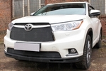 Сетка защитная в решетку радиатора Premium черный Strelka Toyota Highlander 2014-2019