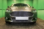 Сетка защитная в решетку радиатора Premium черный Strelka Ford Mondeo V 2015-2019