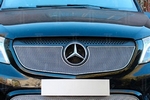 Сетка защитная в решетку радиатора Premium хром Strelka Mercedes-Benz Vito W447 2014-2019