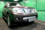 Сетка защитная в решетку радиатора Premium хром Strelka Nissan Pathfinder 2004-2013