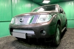 Сетка защитная в решетку радиатора Premium хром Strelka Nissan Pathfinder 2004-2013