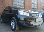 Сетка защитная в решетку радиатора Premium хром Strelka Nissan Qashqai 2007-2013