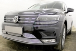 Сетка защитная в решетку радиатора Premium хром Strelka Volkswagen Tiguan II 2016-2019