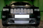 Сетка защитная в решетку радиатора Premium хром Strelka Jeep Grand Cherokee 2010-2019