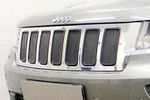 Сетка защитная в решетку радиатора Standart черный Strelka Jeep Grand Cherokee 2010-2019