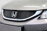 Сетка защитная в решетку радиатора Standart черный Strelka Honda Civic IX 2012-2019