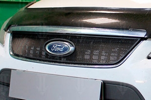 Сетка защитная в решетку радиатора Standart черный Strelka Ford Mondeo IV 2007-2014 ― Auto-Clover