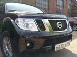 Сетка защитная в решетку радиатора Standart черный Strelka Nissan Pathfinder 2004-2013