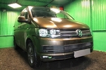 Сетка защитная в решетку радиатора Standart черный Strelka Volkswagen Transporter T6 2015-2019