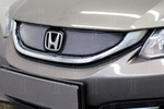 Сетка защитная в решетку радиатора Standart хром Strelka Honda Civic IX 2012-2019