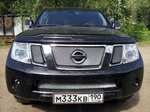 Сетка защитная в решетку радиатора Standart хром Strelka Nissan Pathfinder 2004-2013