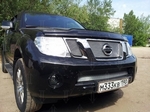 Сетка защитная в решетку радиатора Standart хром Strelka Nissan Pathfinder 2004-2013