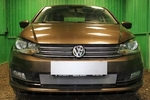 Сетка защитная в решетку радиатора Standart хром Strelka Volkswagen Polo V 2009-2019