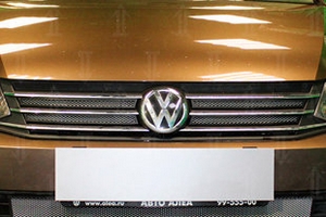 Сетка защитная в решетку радиатора Standart хром Strelka Volkswagen Polo V 2009-2019 ― Auto-Clover