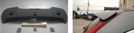 Спойлер багажника (белый) OEM-Tuning Honda CR-V IV 2012-2016 no.13811