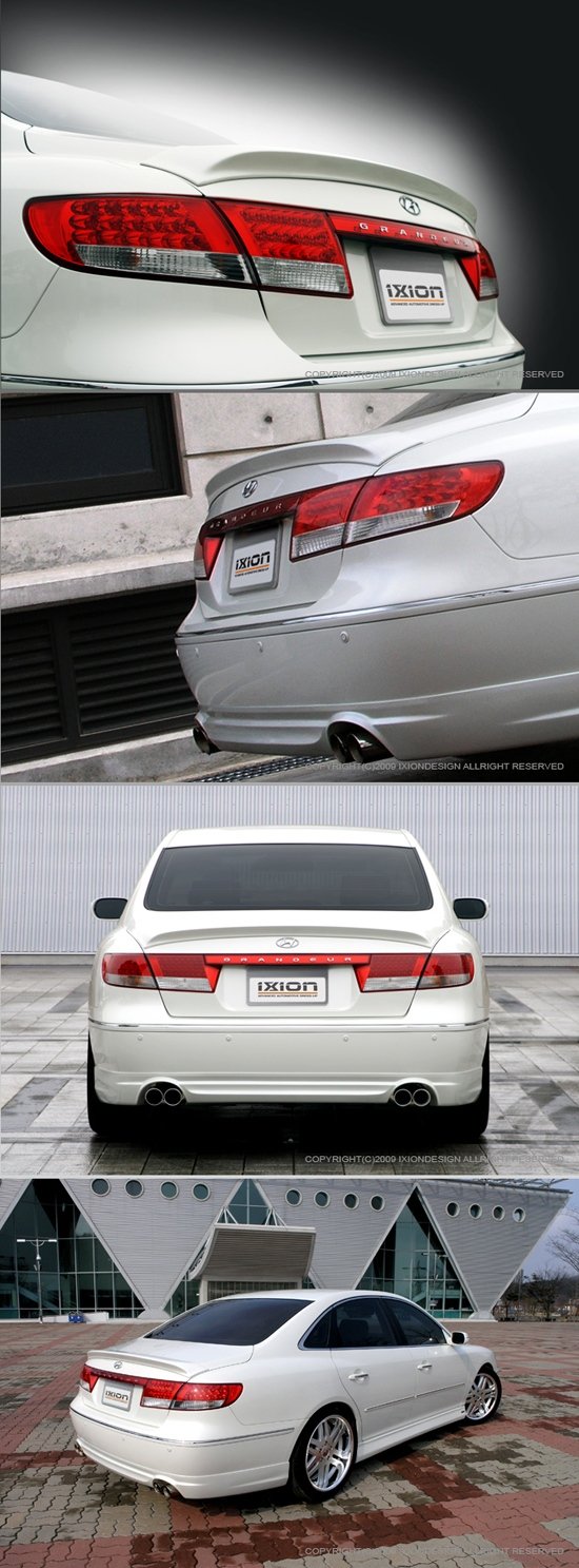 Спойлер багажника Ixion (неокрашено) Hyundai Grandeur TG 2005-2011 no.15978