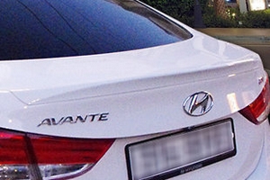 Спойлер багажника Racetech Hyundai Elantra 2010-2015 ― Auto-Clover