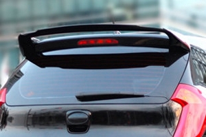 Спойлер на заднюю дверь (черный) MyRide вариант 2 KIA Picanto 2012-2016 ― Auto-Clover