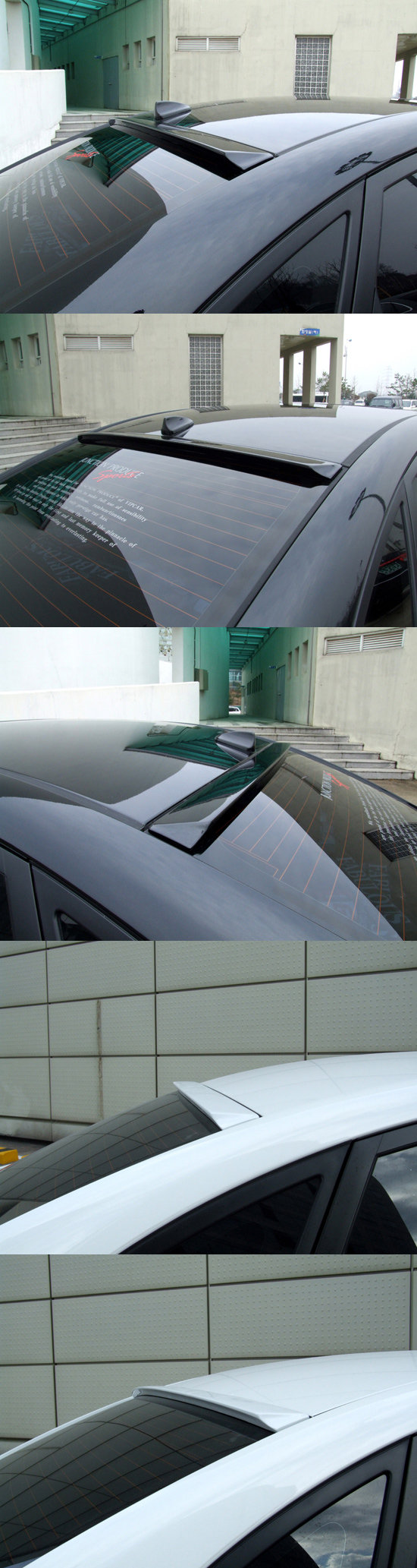 Спойлер заднего стекла M&S Hyundai Elantra 2006-2010 no.17778