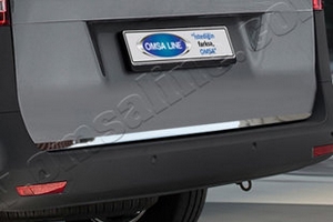 Стальная накладка на кромку багажника Omsa Line Mercedes-Benz Vito W447 2014-2019 ― Auto-Clover