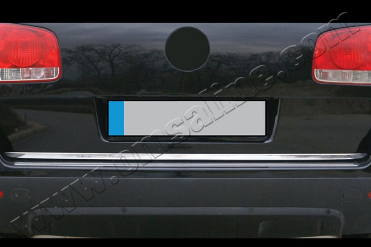 Стальная накладка на кромку багажника Omsa Line Volkswagen Touareg I 2002-2009 no.13699