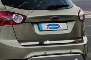Стальная накладка на кромку багажника Omsa Line Ford C-Max 2010-2019 ― Auto-Clover