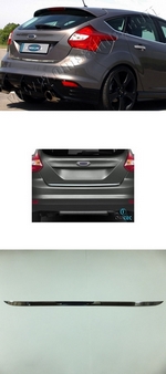 Стальная накладка на кромку багажника Omsa Line Ford Focus III 2011-2019