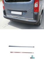 Стальная накладка на кромку багажника Omsa Line Citroen Berlingo 2008-2019
