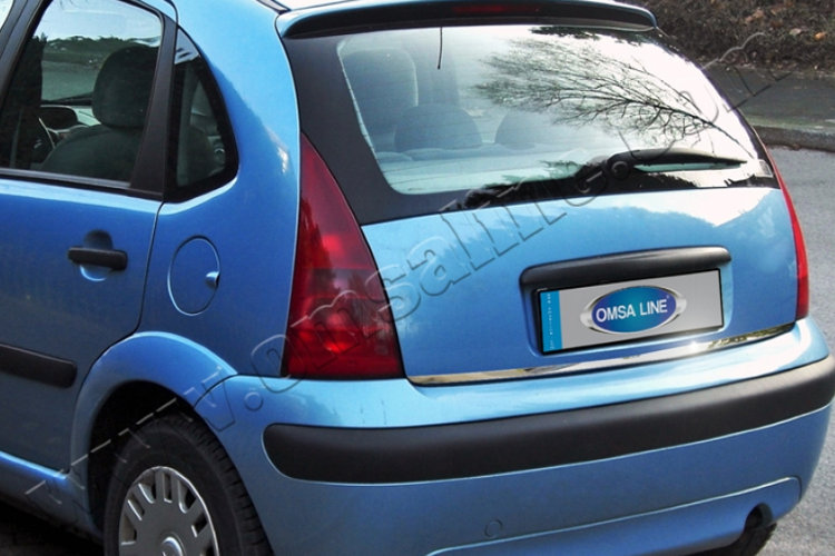 Стальная накладка на кромку багажника Omsa Line Citroen C3 2002-2009 no.13746