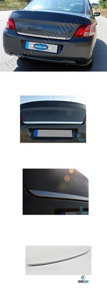 Стальная накладка на кромку багажника Omsa Line Citroen C-Elysee 2013-2019